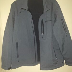 -Men's Dark Gray Jacket-